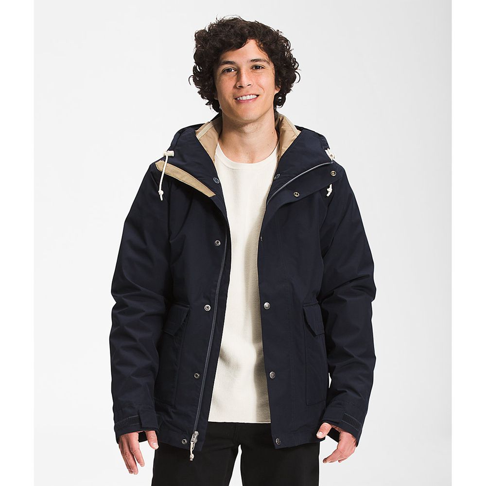 The North Face 3-In-1 Jackets Mens Australia - The North Face Fine Pine Navy Dryvent (IBP-754018)